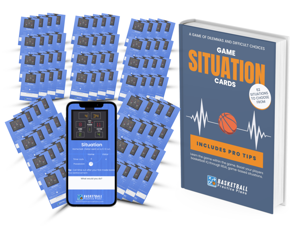 100+ basketball game strategies and late game scenarios. Learn the game within the game.